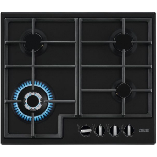 Zanussi - 60cm Wide 4 Burner Gas Hob With Triple Crown Burner