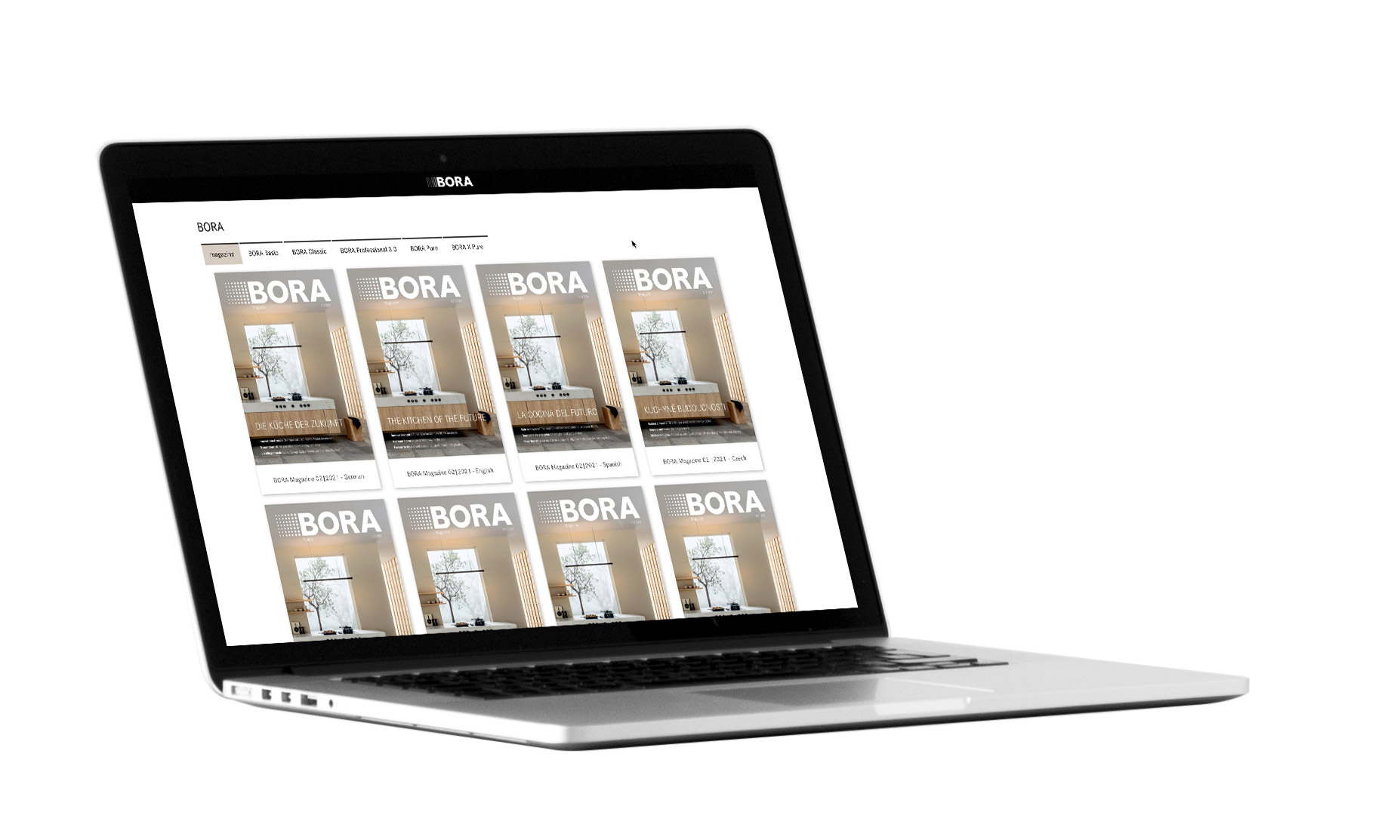 Bora website Screenshot